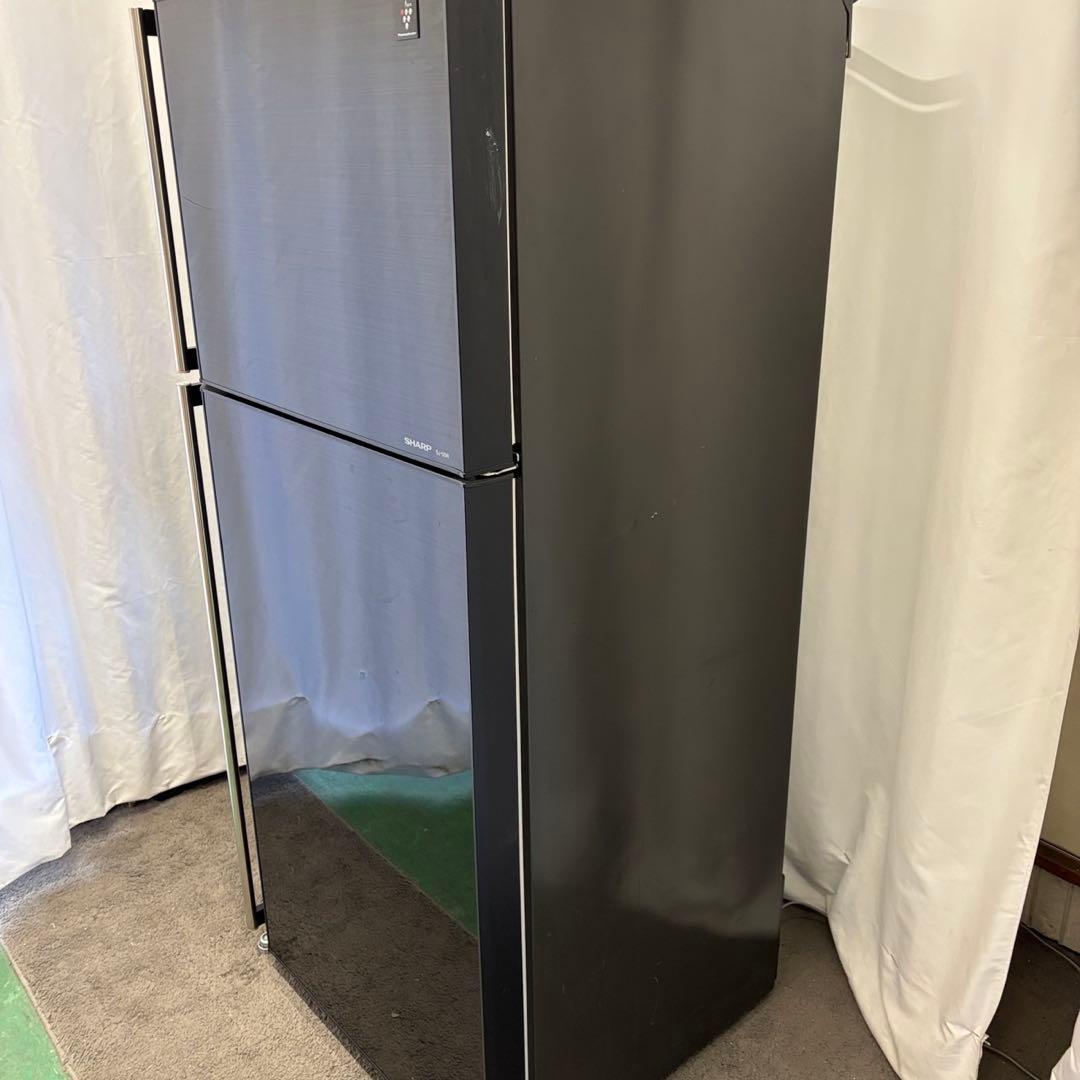 71　SHARP　冷蔵庫　500-600ℓ　黒　大型　右開き　設置無料　安い‼️