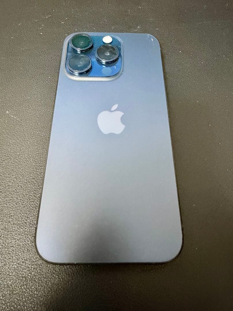 Apple iPhone 15 Pro Blue Titanium USA 無音