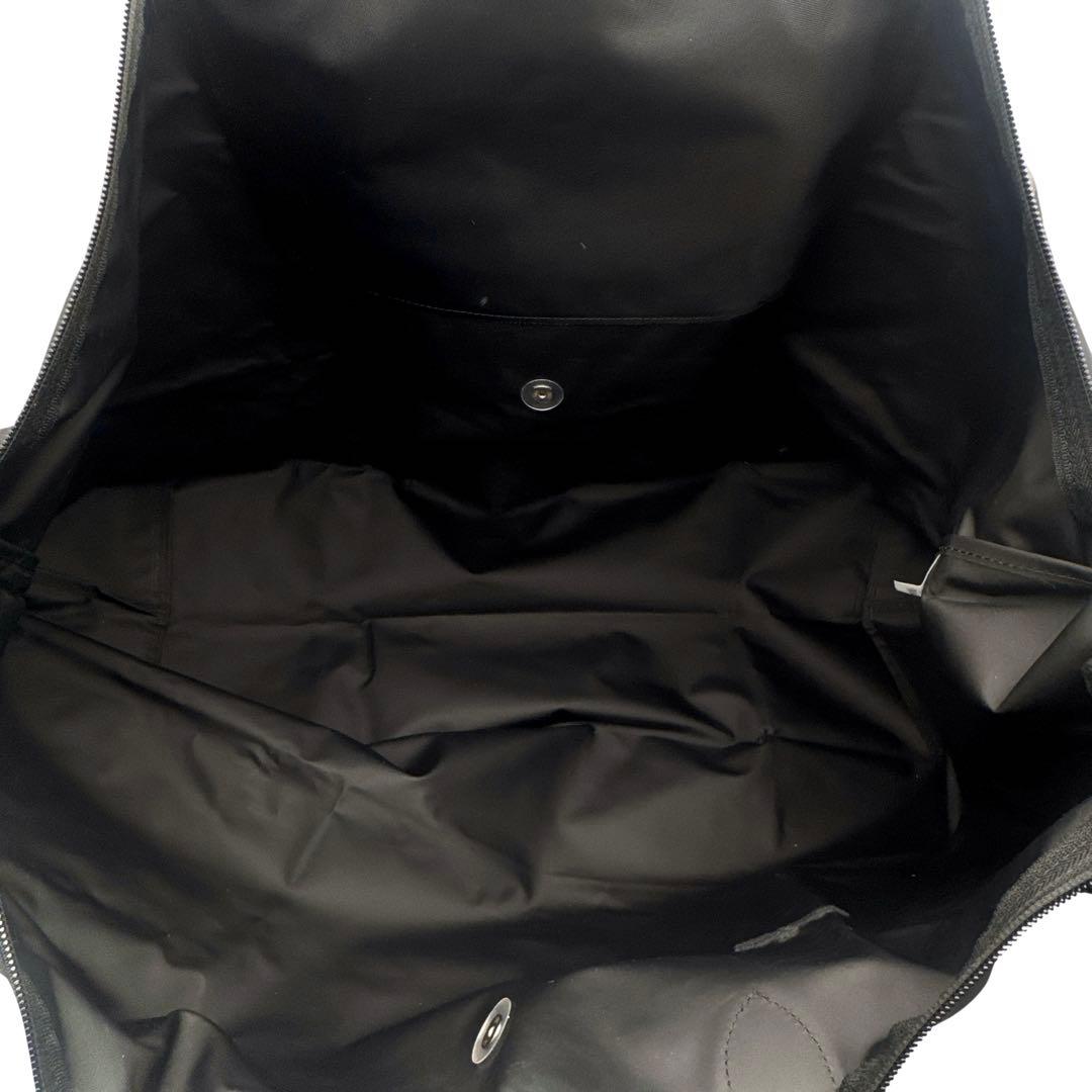 美品　LONGCHAMP プリアージュ　ボストンバッグ グリーン　ブラック 旅行