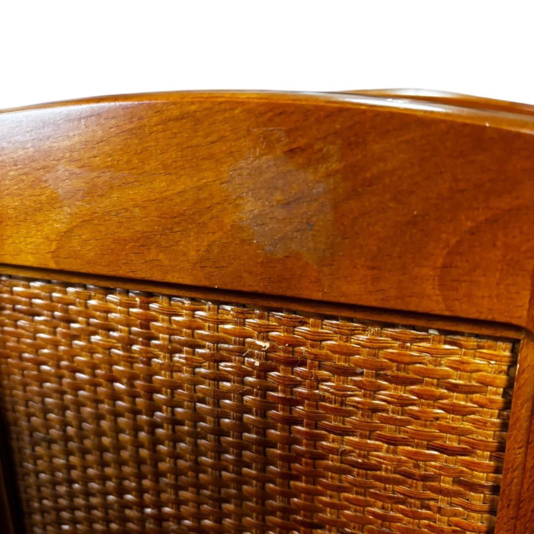 【karimoku／カリモク】 ラタン 5段 シューズラック・スリッパラック