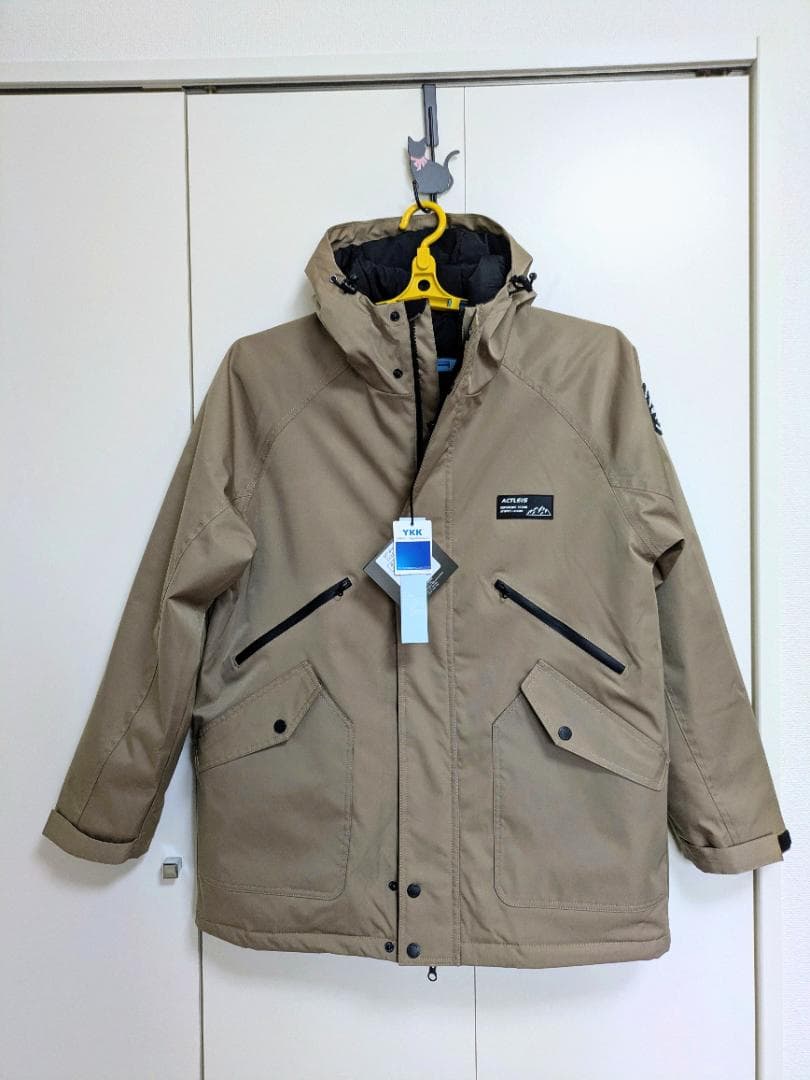 【ACTLEIS】〈上下セット〉スキー/スノーボードウェア　ベージュ×ネイビー