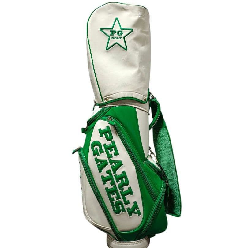 PEARLY GATES パーリーゲイツ キャディバッグ グリーン/ホワイト