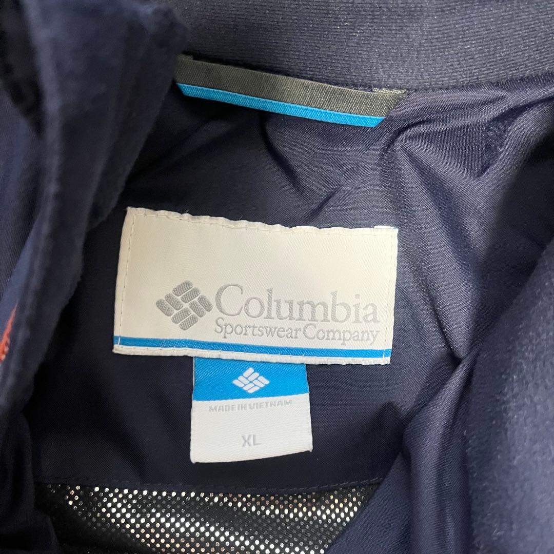 美品 一回着用 コロンビア XM2294 止水ジップ ナイロンジャケット