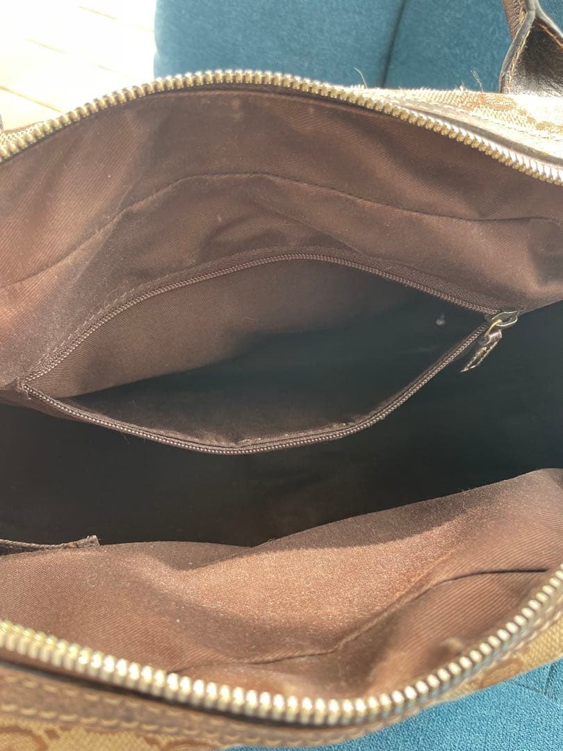 GUCCI オールドグッチ GGキャンバス ハンドバッグ シェリーライン