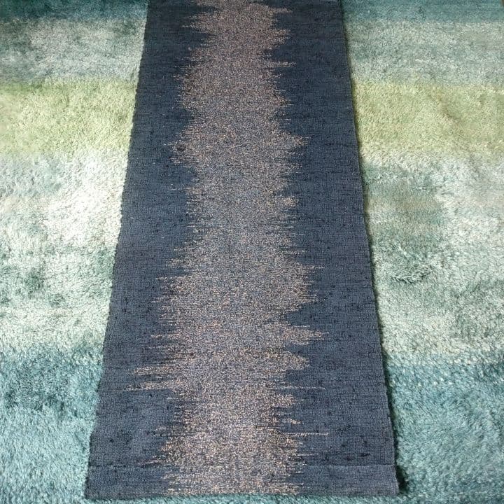 裂織り敷物⭐︎タペストリー⭐︎阪急梅田本店「全国匠の技展」購入品作品名「銀河」