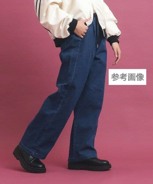 ちゃ―ちゃん★新品 ピンクラテ★裏起毛イ―ジ―パンツ 140