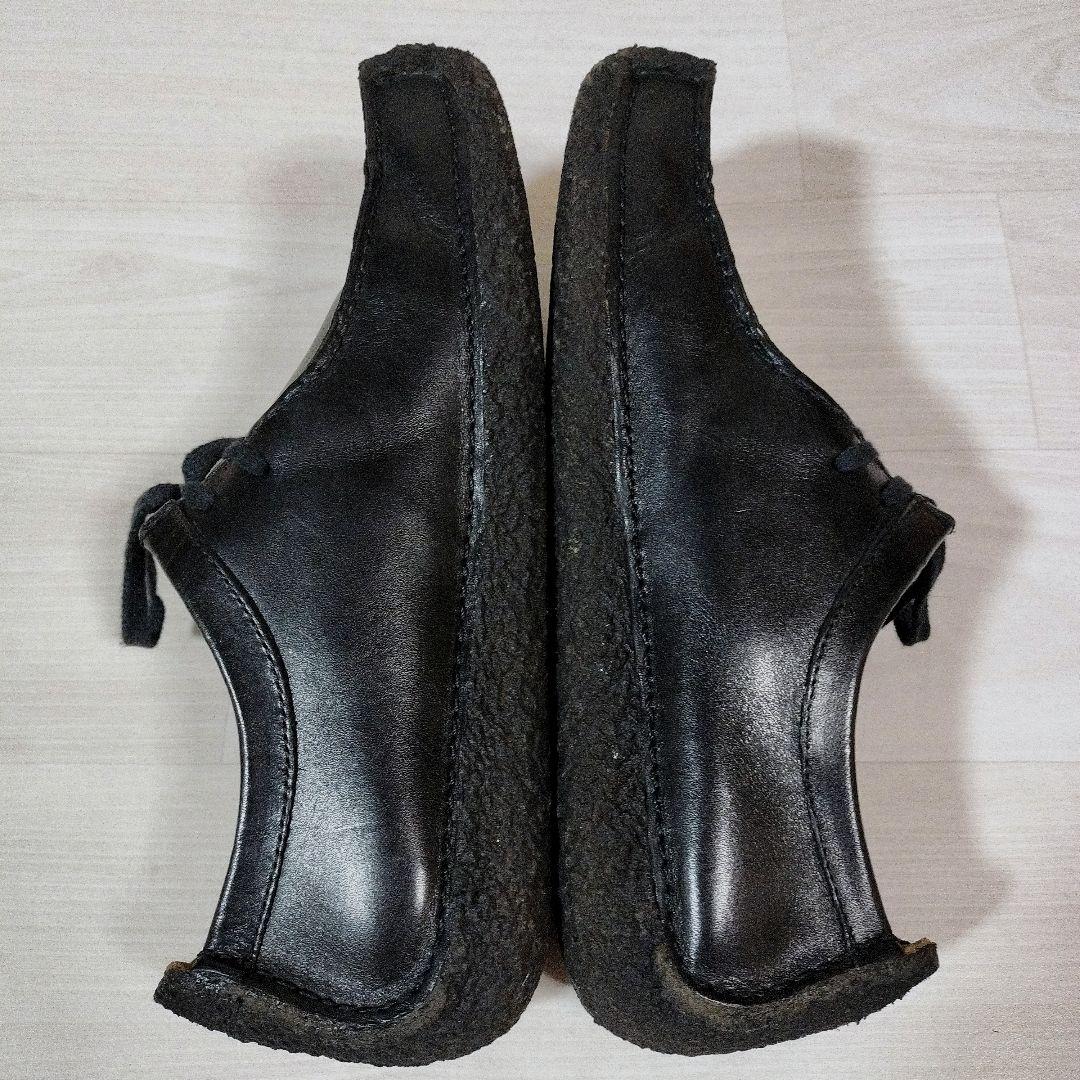 【Clarks】クラークス ナタリー レザー クレープソール レザー UK8 黒