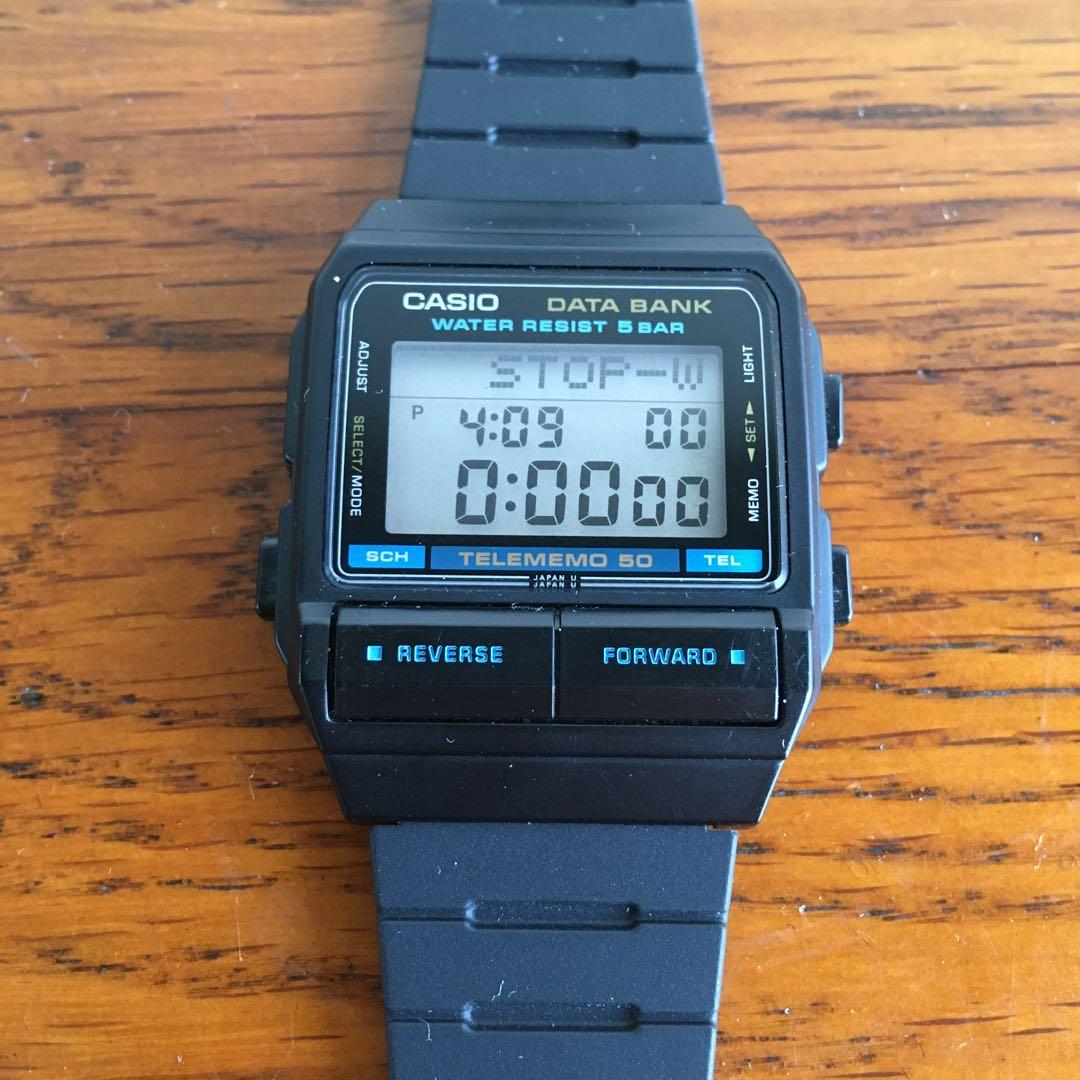 80s カシオ　CASIO DB-55W データバンク　オールドカシオ　おまけ付