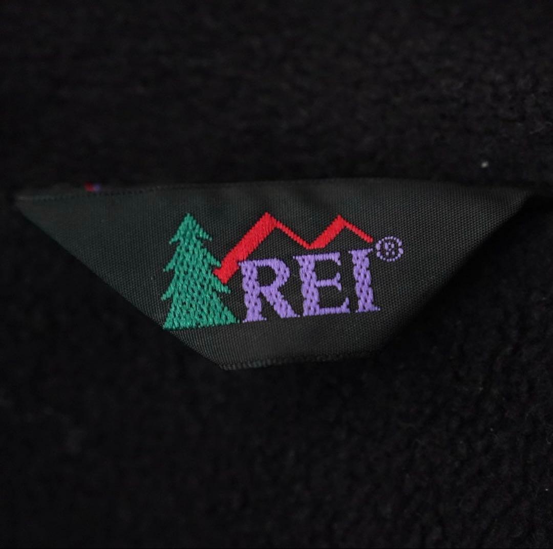 【美品】90s ヴィンテージ REI ナイロン・フリースベスト USA製