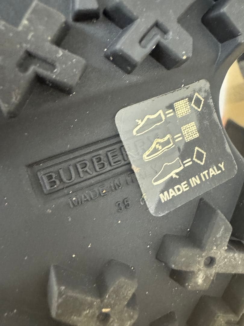 BURBERRY バーバリー レインブーツ 長靴 ノバチェック 23cm