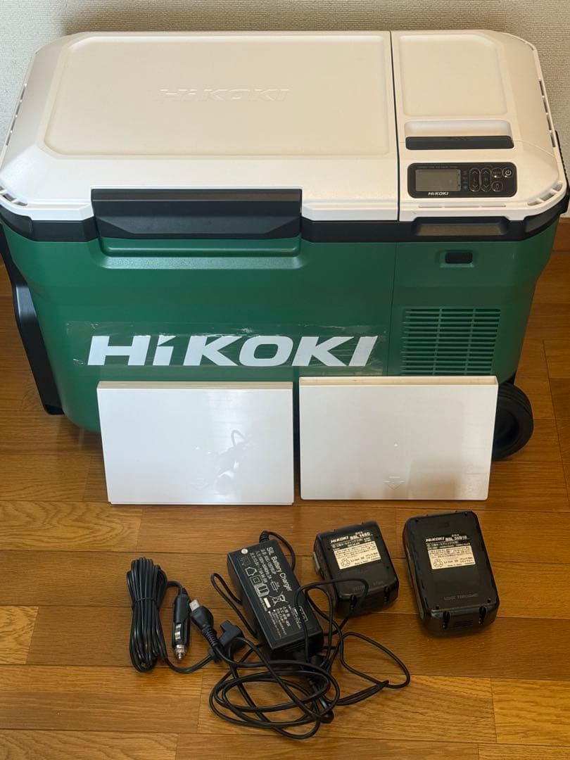 HiKOKI 冷温庫 25L UL18DB 蓄電池2個付き