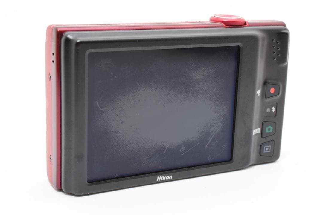 【美品】Nikon COOLPIX S6100 レッド　動作確認済