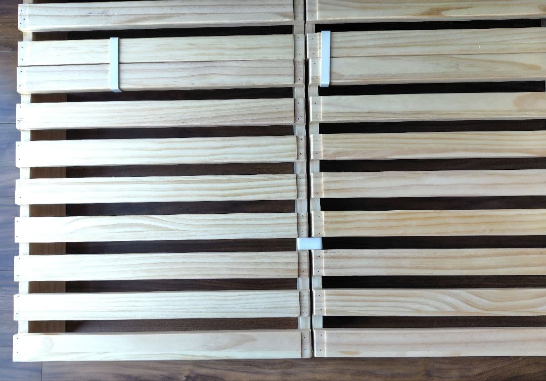 【美品】増やして繋げる天然木パレットベッド 8枚セット