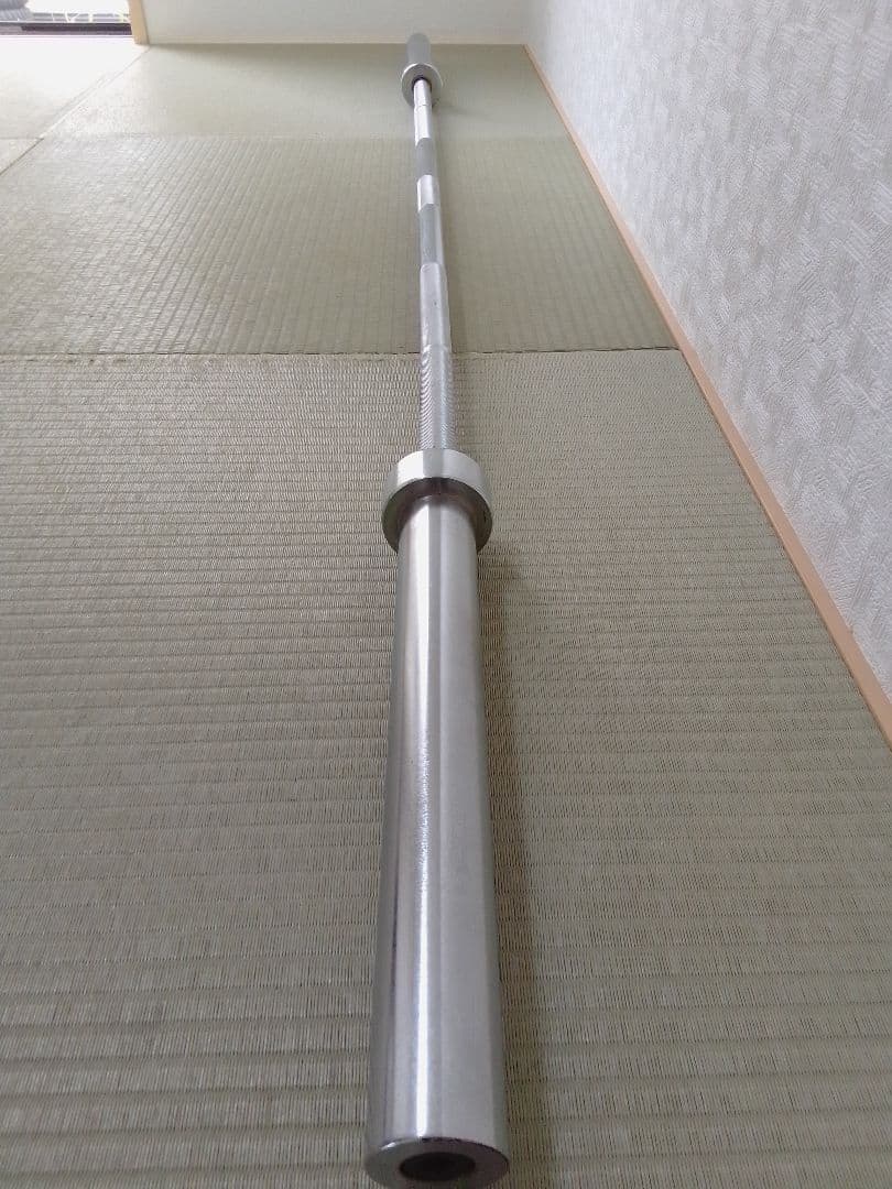 オリンピック バーベルシャフト 220cm ストレートバー 50mm径