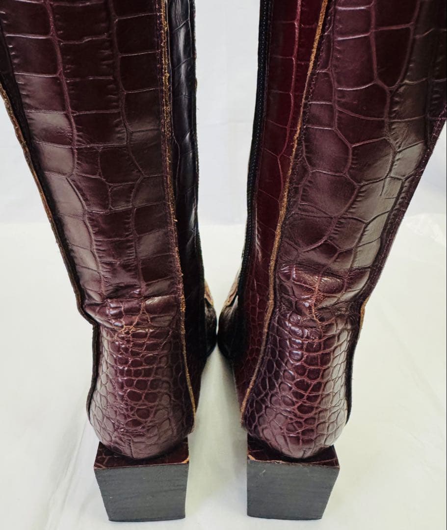 Jean Paul GAULTIER ジャンポールゴルチェ クロコ ロングブーツ