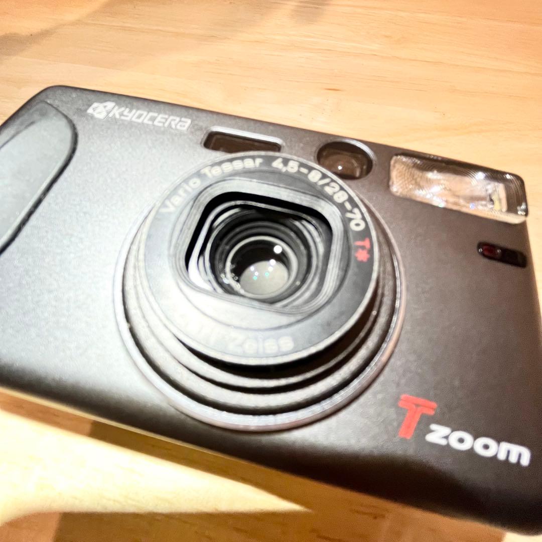 KYOCERA T zoom Carl Zeiss コンパクトフィルムカメラ