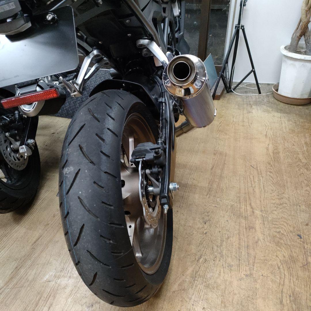 ヨシムラ　機械曲　GP-MAGNUM 105 サイクロン STB チタンブルー