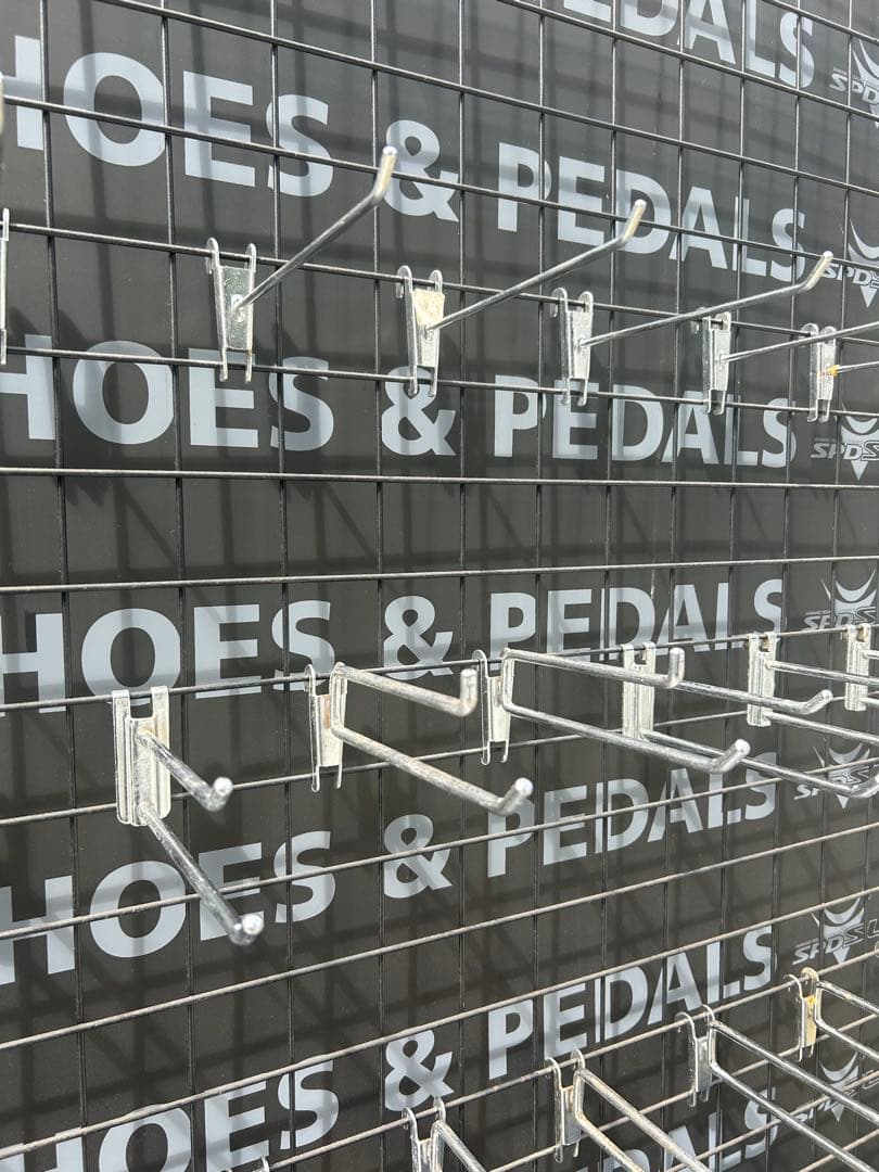 販促非売品 SHIMANO 電飾つき ネットラック 棚什器 ディスプレイスタンド