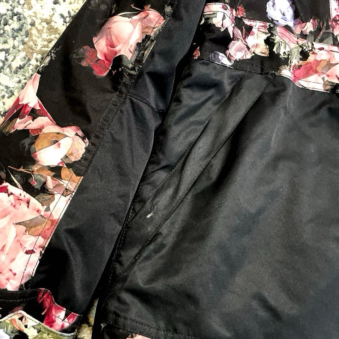 ROXY 花柄 スノーボードウェア 140 ジャケットのみ キッズ #1