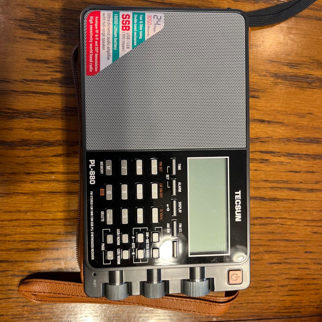 TECSUN PL-880 PLLワールドバンド受信機