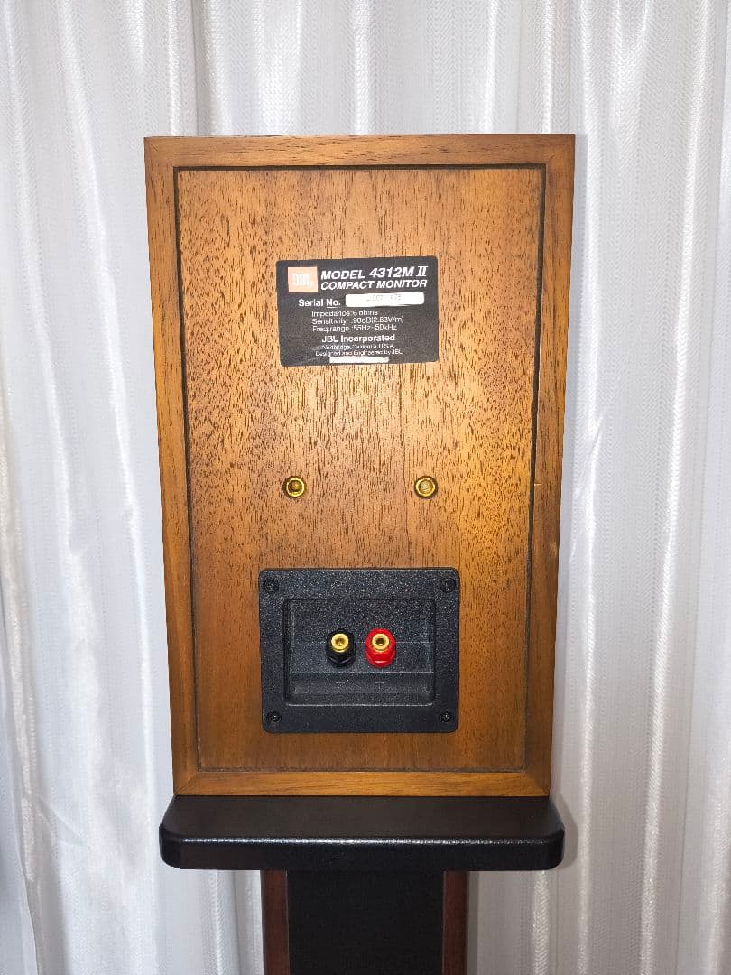 【完動品】JBL 4312M II 3wayスピーカー＆スタンド＆ケーブルセット