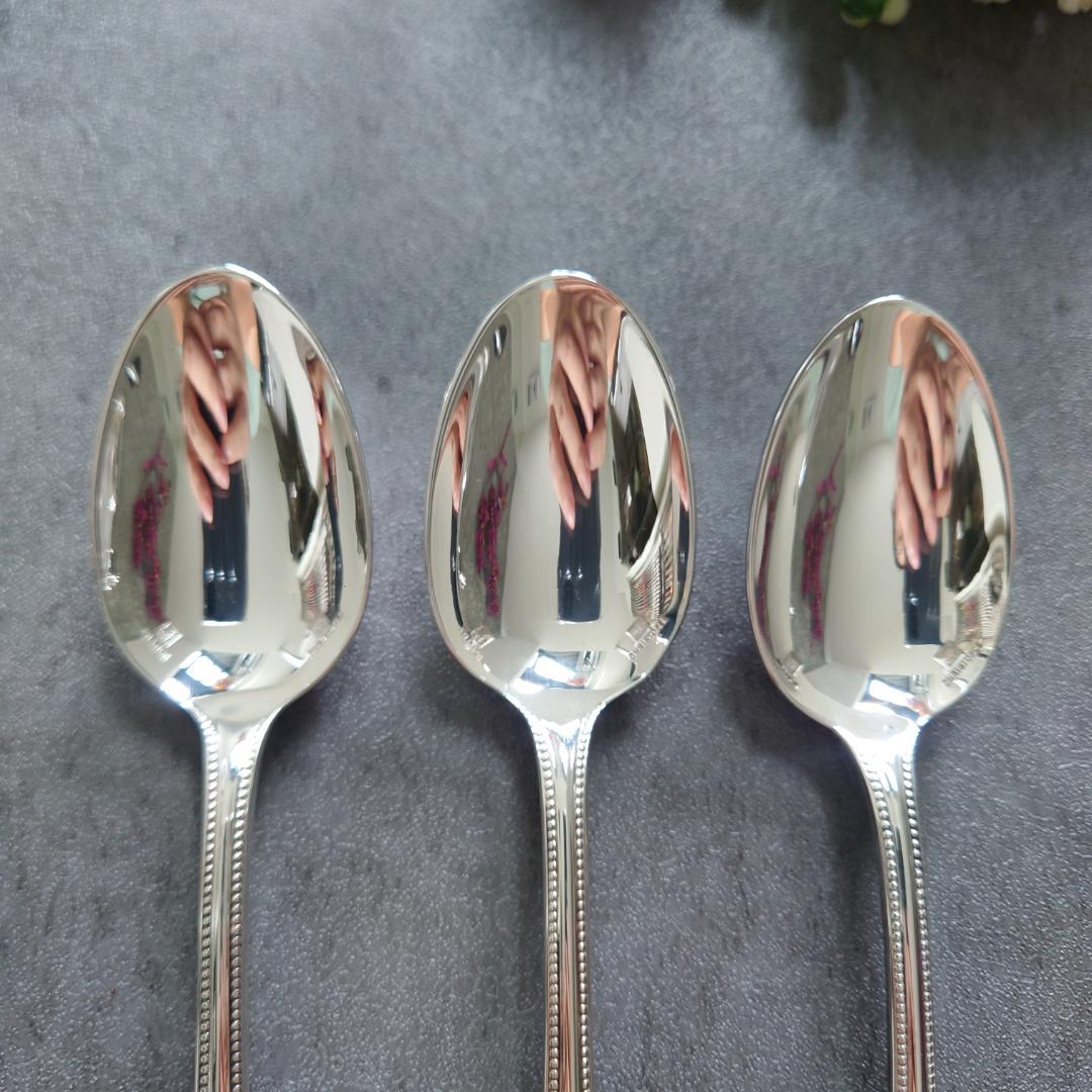 美品 クリストフル パール ケーキフォーク コーヒースプーン 6点