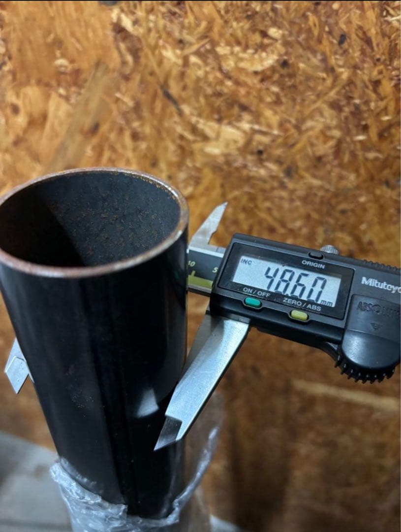 【送料込】 2本出し 竹槍マフラー　1m20cm 50.8π