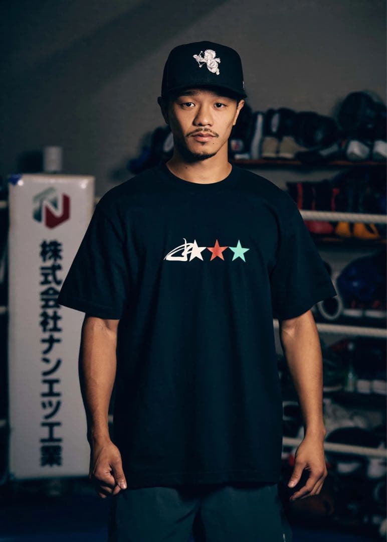 会場限定品！　中谷潤人×New Era コラボ9FIFTY ブラックキャップ
