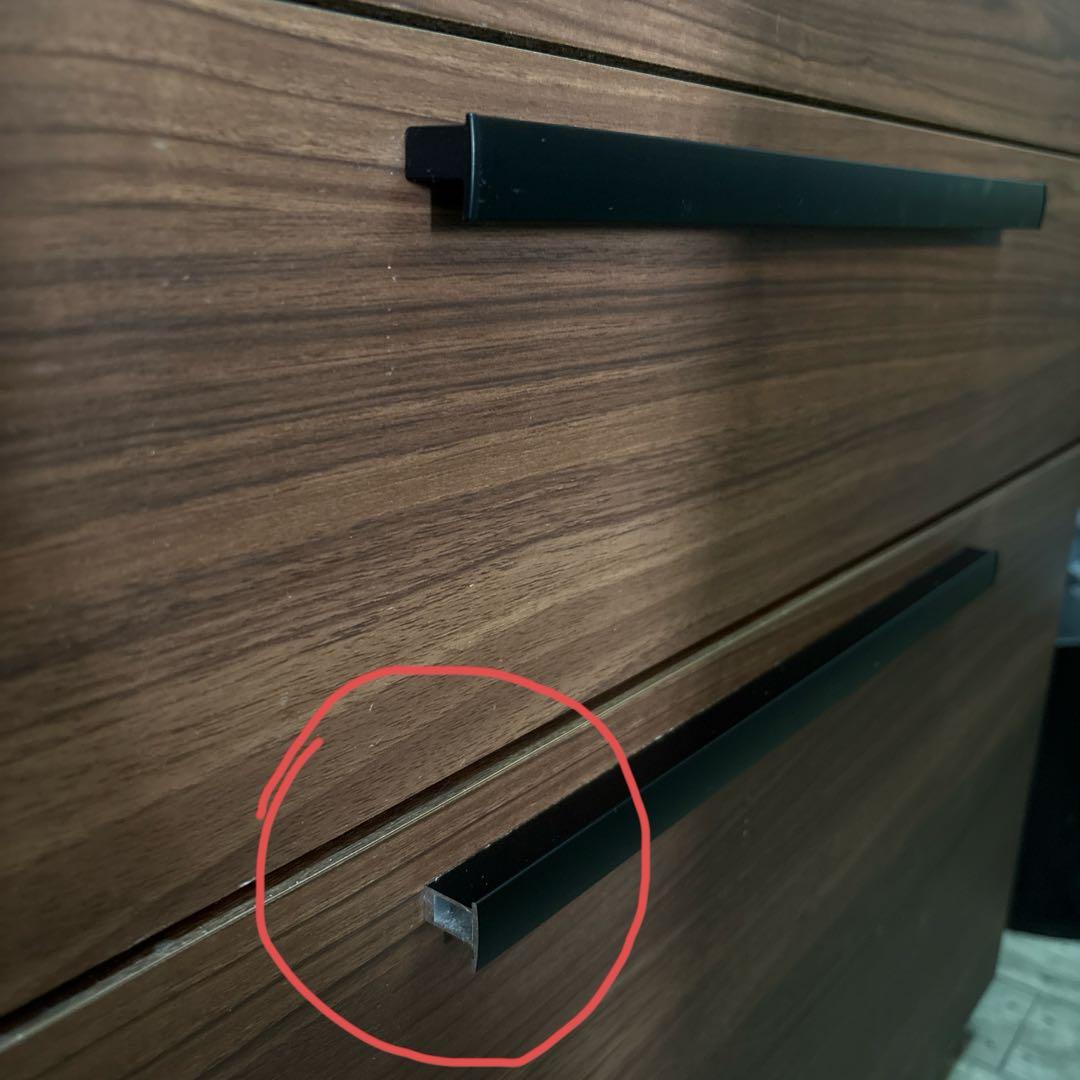 【やなしん】パモウナオープンボード SY-1400Rウォールナット幅140