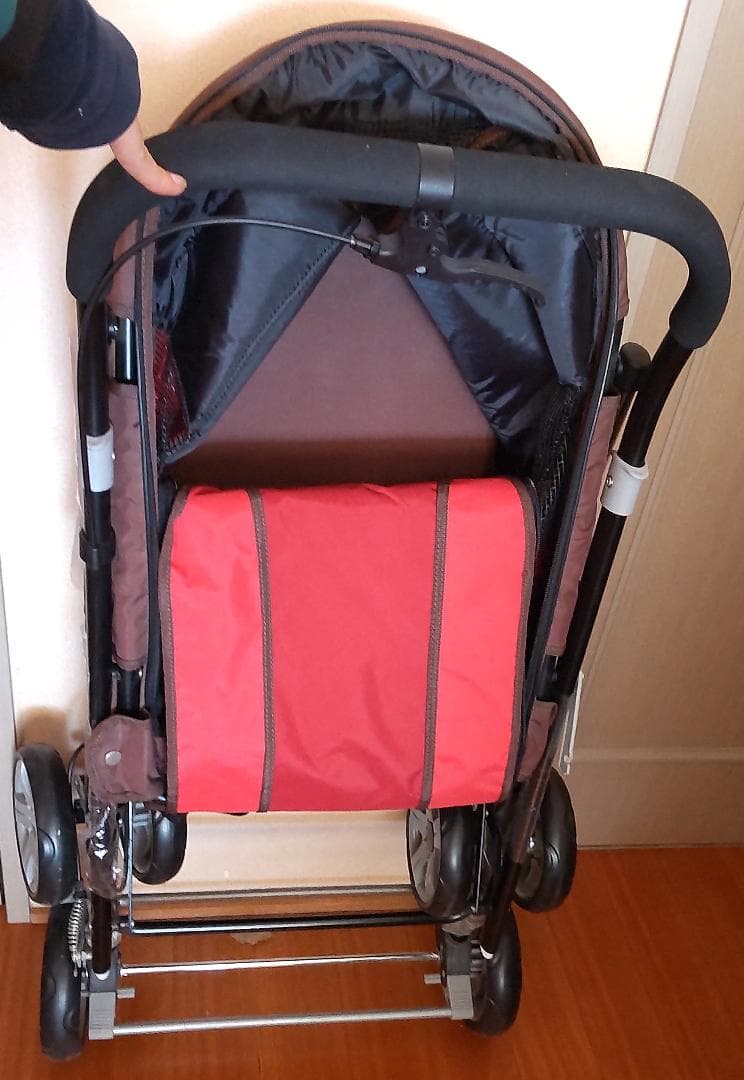 未使用 ボンビ プログレ レッド ペットバギー 耐荷重30kg