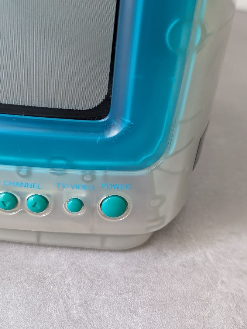 90's y2kデザイン HITACHI スケルトン TV ヴィンテージ