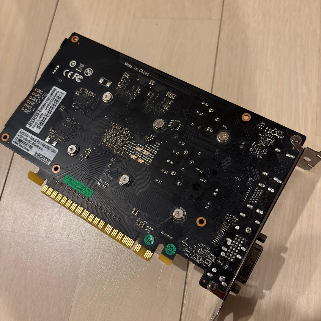 玄人志向GTX1650 GF-GTX1650D6-E4GB/DF3