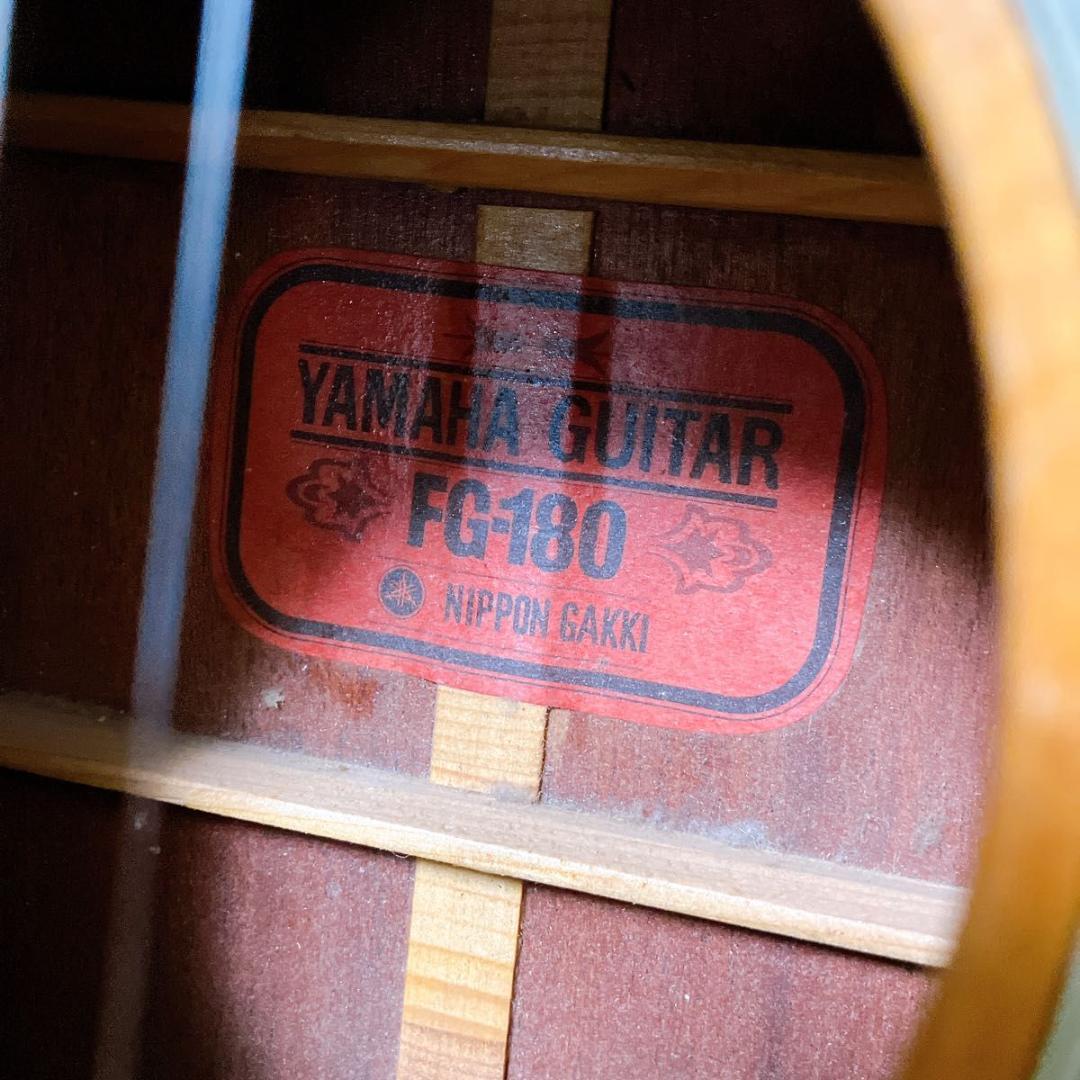 YAMAHA アコースティックギター FG-180 赤ラベル 日本製 アコギ