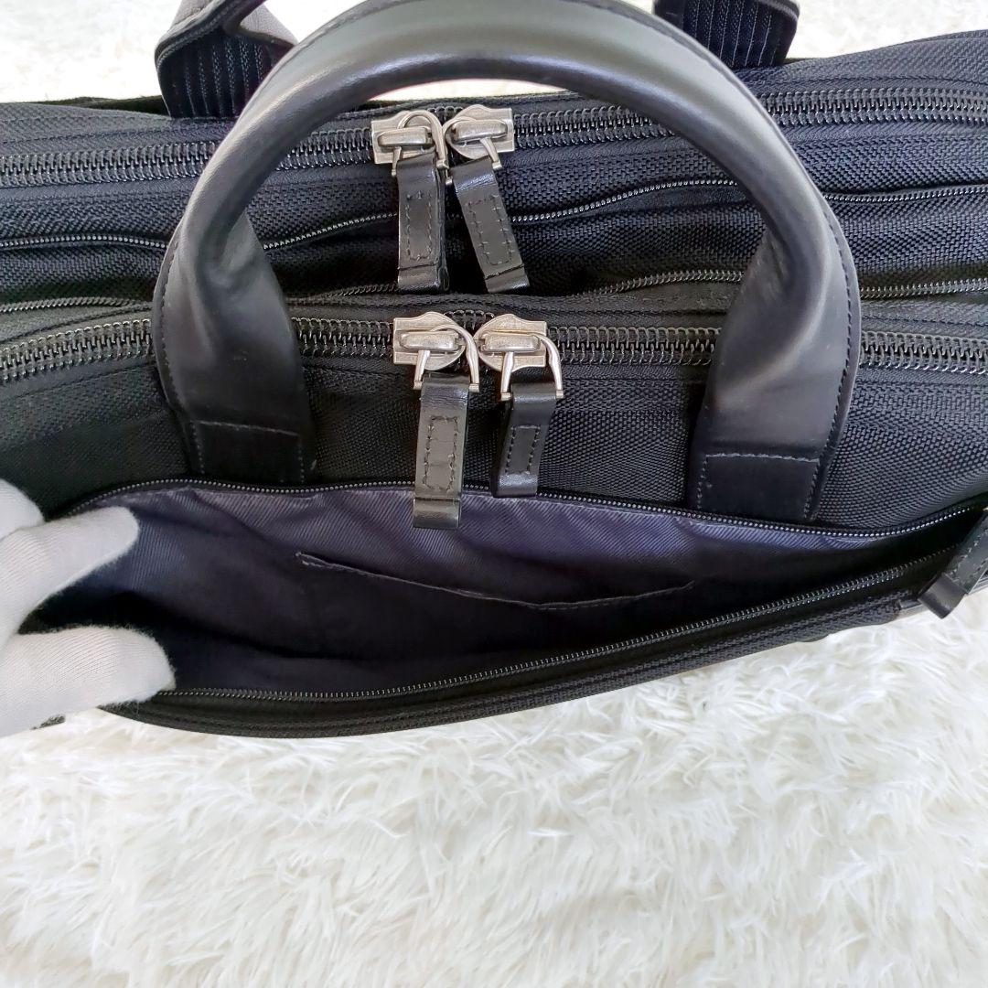 未使用級✨️エースジーン　ビジネスバッグ　ショルダー　3way　ブラック　拡張