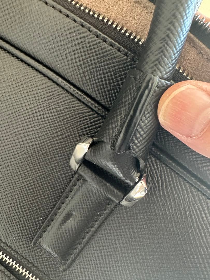 SERAPIAN スリムブリーフケース ブラック