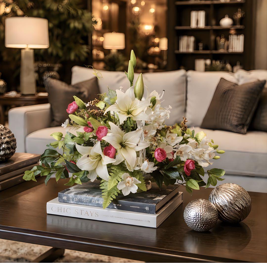 光触媒　人工観葉植物　ウォールグリーン　フェイクグリーン　ルイーズリリー