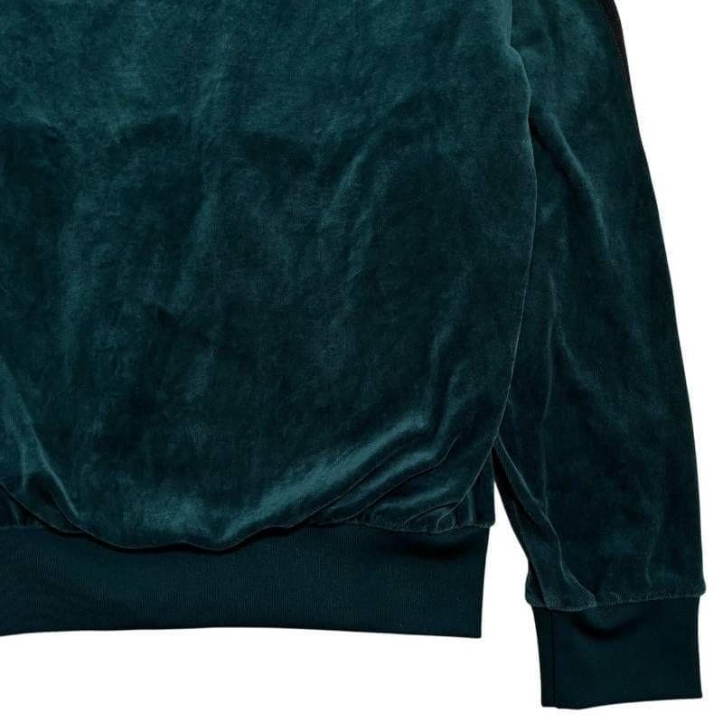 ☆9937_1 adidas SST ベロア トラックトップ オーロラアイビー