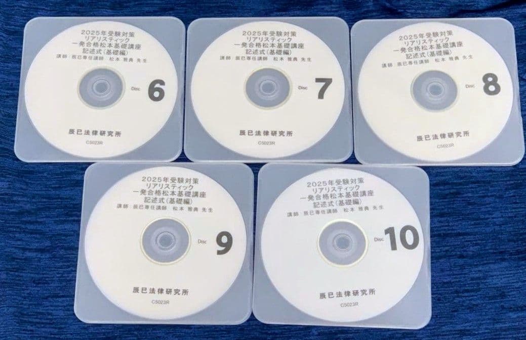 2025年　司法書士　リアリスティック 記述・基礎編　DVDとレジュメ