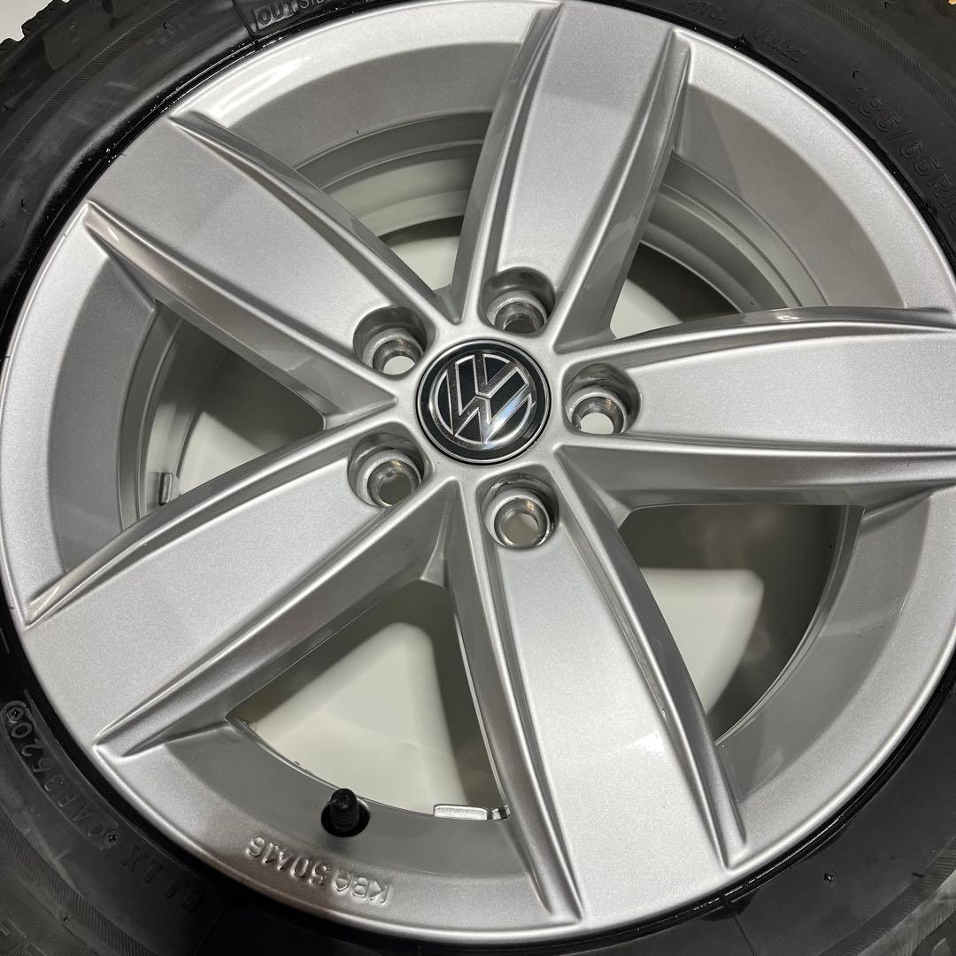 フォルクスワーゲン　ポロ純正ホイール　スタッドレスタイヤアルミセット　AW 15