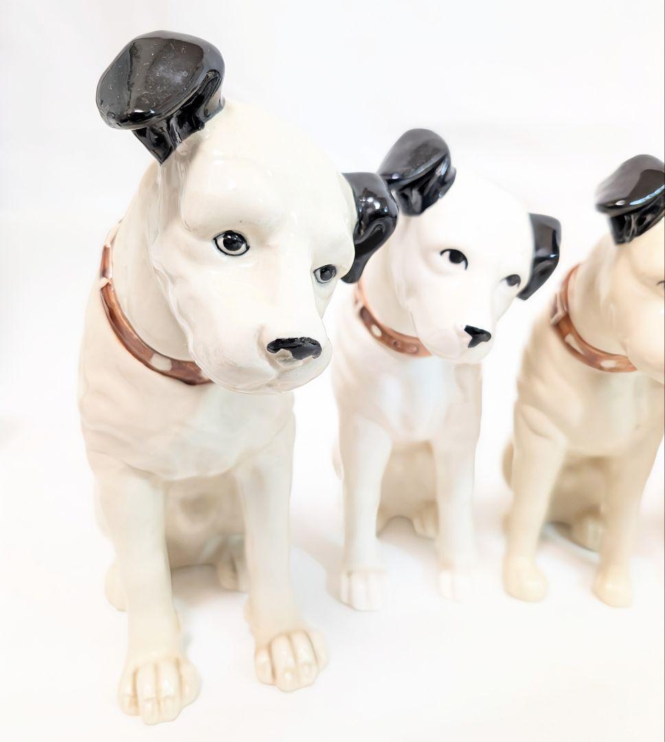 ビクター犬 まとめて 10体 陶器製 昭和レトロ 当時物 アンティーク