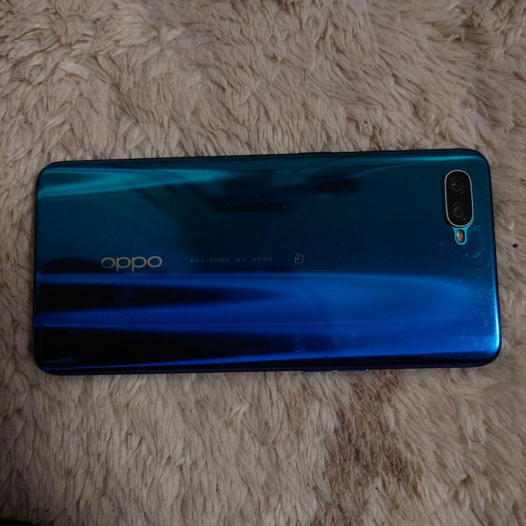 スマートフォン本体！oppoリノAブルー