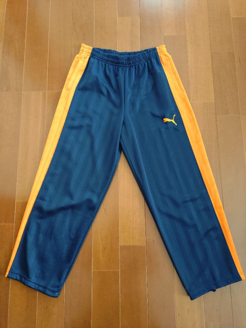 PUMA ジャージ上下セットアップ ネイビー/オレンジ Mサイズ 未使用品
