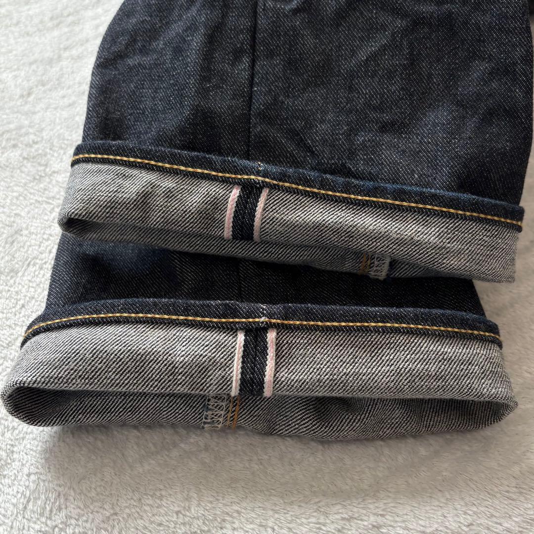 えいくん！！極美品！児島ジーンズ セルビッチデニム w33 日本製