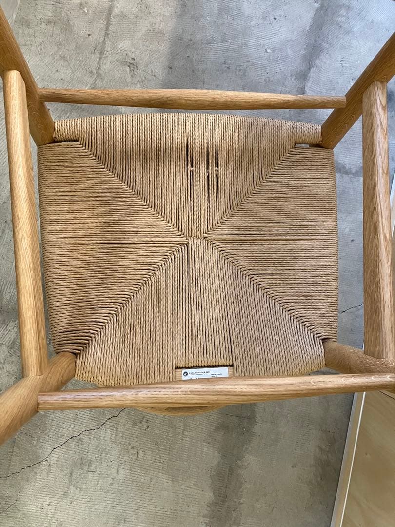 CH24 ワイチェア Yチェア オークオイルナチュラル 座面高45cm