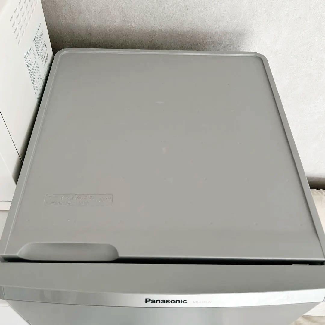 パナソニック　168L 冷蔵庫　2ドア　一人暮らし グレー 右開き