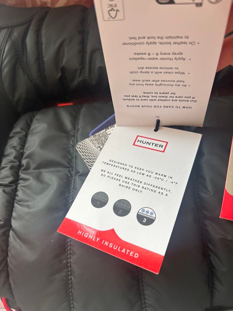 【Hunter】スノーブーツ　ハンター黒　WFT2108WWU