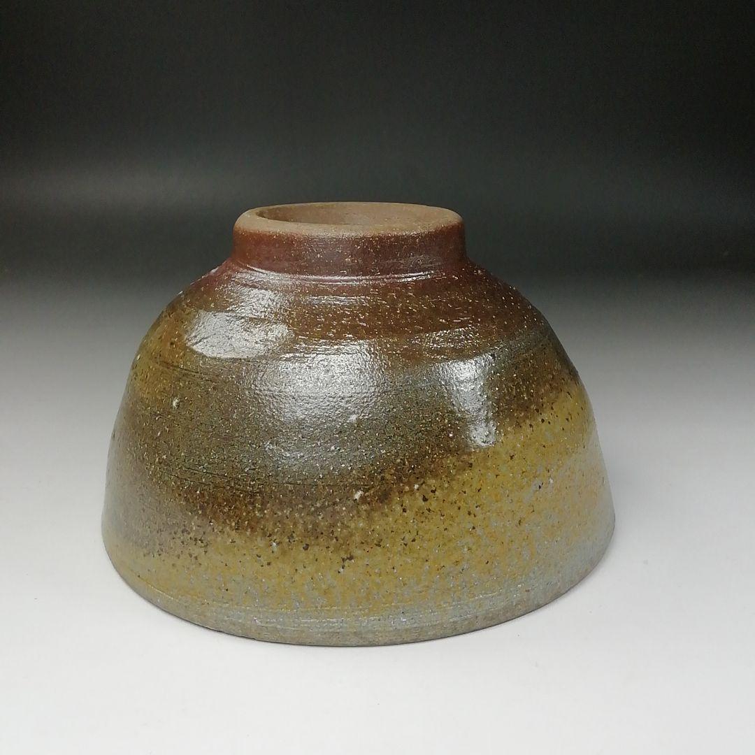 Ｔ２７１　茶碗　『備前焼』『山本宗秀 造』　共箱　抹茶碗　茶道具