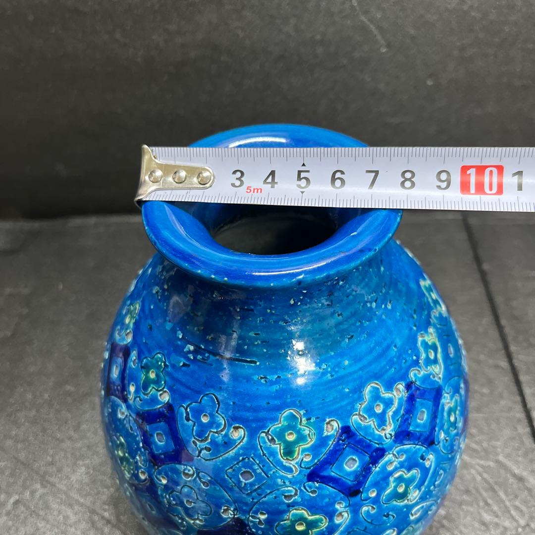 イタリア製Bitossi （ビトッシ）リミニブルーシリーズ陶器製花瓶