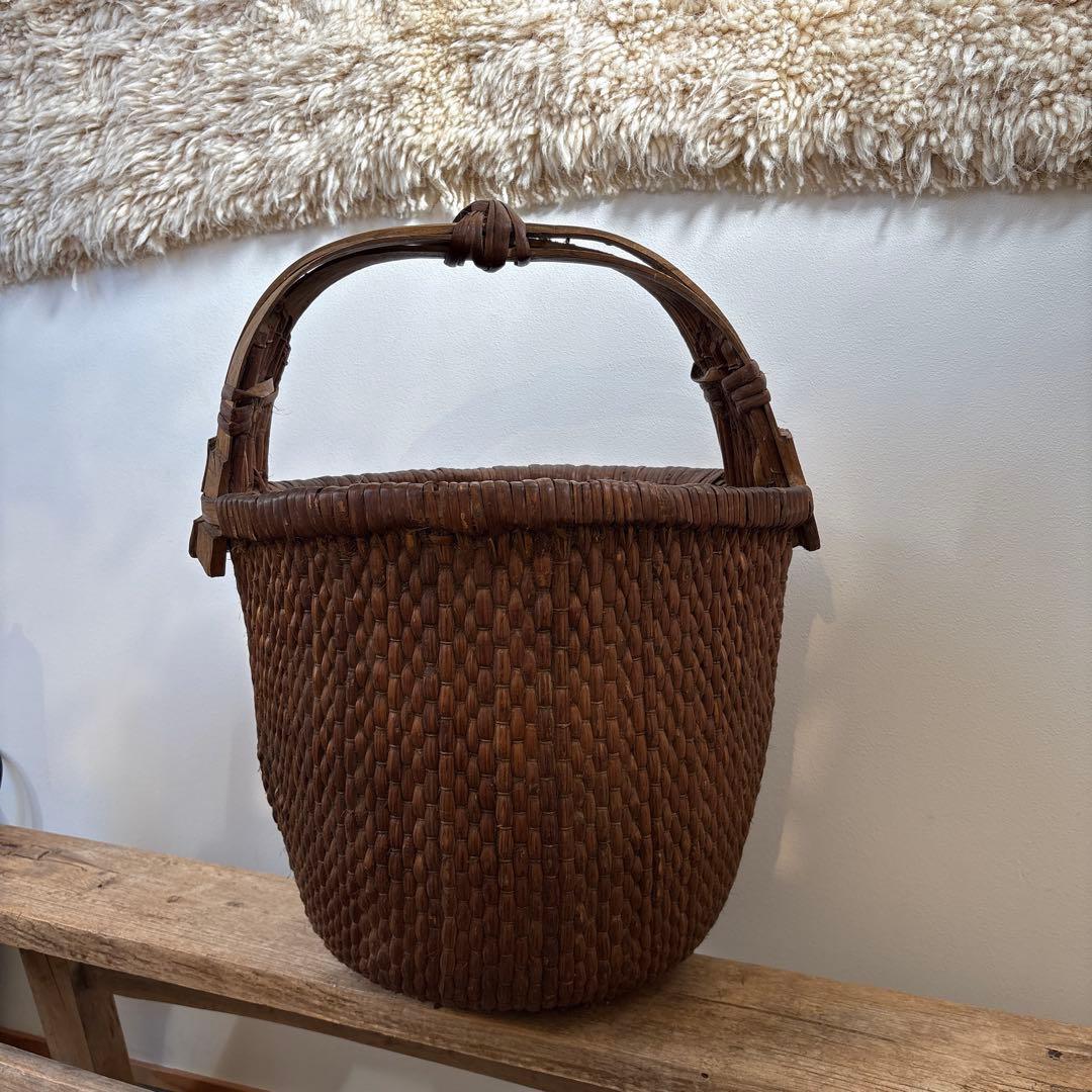 ヴィンテージ バスケット　籠