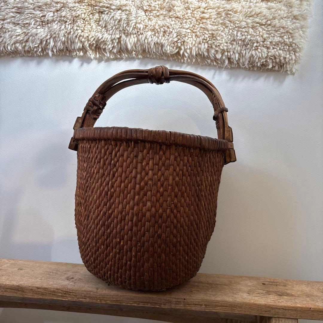 ヴィンテージ バスケット　籠